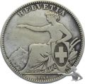 2 Franken 1862 B | Sitzende Helvetia