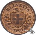 1 Rappen 1909 Topstück