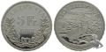 5 Franken 1982 Gotthard - Prachtexemplar, aus PP (polierte Platte)