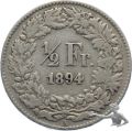 1/2 Franken 1894