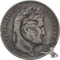 Frankreich 5 Francs 1844 Grosssilbermünze
