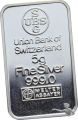 Silberbarren 5 Gramm - Union Bank of Switzerland