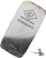 Uralter Silberbarren 100 Gramm - Degussa gegossen - noch ohne Feingehaltsangabe