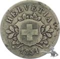 10 Rappen 1851 BB