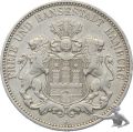 Hamburg 3 Mark 1910 J Stadtwappen mit Schildhalter