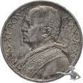 Vatikan 5 lire 1931 Silber Pius XI