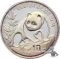 China 10 Yuan 1990 - 1 Unze 999 Feinsilber  -Panda Top Stempelglanz!!!