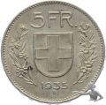 5 Franken 1935 vz | Silber