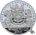 Sitzende Helvetia 2000 - 1 Unze Feinsilber
