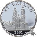 Sitzende Helvetia 2001 - 1 Unze Feinsilber