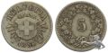 5 Rappen 1850 BB