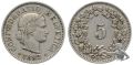 5 Rappen 1892 B
