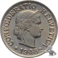 5 Rappen 1948 B | stempelglanz !!!
