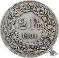 2 Franken 1901 B | seltenes Jahr