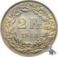2 Franken 1948 B | Prachtstück