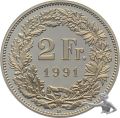 2 Franken 1991 B | Prachtstück