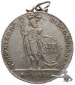 Luzern 4 Franken 1814, stehender Krieger, Silber, Grosssilbermünze