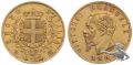 Italien 20 Lire 1863 Vittorio Emanuele II, 6.45 gr. 0.900 Gold 21 mm