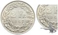 2 Franken 1967 B - Fehlprägung - viele Stempelrisse !!!