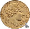 Frankreich 20 Francs 1851 A - Gold, 6.45 Gramm
