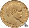 Frankreich 20 Francs 1854 A - Gold, 6.45 Gramm
