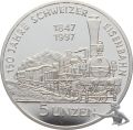 150 J. CH Eisenbahn - 5 Unzen 1847-1997