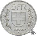 5 Franken 1924 B - Rarität