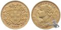 20 Franken 1904 B, Goldvreneli Gold, RAR