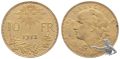 10 Franken 1915 B, Goldvreneli Gold