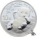 China Panda 2020 - Silbermünze zu 30 Gramm 999 Silber - Originalverkapselt