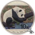 China Panda 2016 - Silbermünze zu 30 Gramm 999 Silber - coloriert