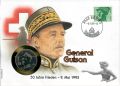 Numisbrief mit 5 Franken 1989 General Guisan