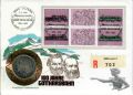 Numisbrief mit 5 Franken 1982 Gotthard