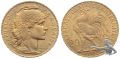 Frankreich 20 Francs 1912 Gold Hahn Goldmünze