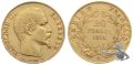Frankreich 20 Francs 1854 Gold Napoleon III Goldmünze