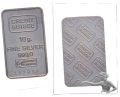 10 Gramm Silberbarren - Credit Suisse - 999.0 Feinsilber - Originalverschweisst