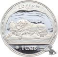 1988 Luzern Löwendenkmal - 1 Unze Feinsilber 999