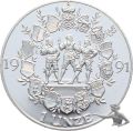 1991 Rütlischwur, 700jahrfeier - 1 Unze Feinsilber 999