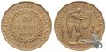 Frankreich 20 Francs 1890 Paris Gold
