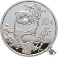 China 10 Yuan 1987 Panda Silber