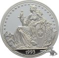Sitzende Helvetia 1993 - 1 Unze Feinsilber 999