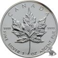 Maple Leaf 1991 - 1 Unze Feinsilber 999