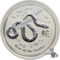 Australien Lunar 2013 - Jahr der Schlange - 1/2 Unze Feinsilber 999