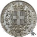 Sardinien 5 Lire 1854 - Grosssilbermünze