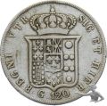 Sizilien 120 Grana 1843 - Grosssilbermünze
