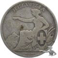 2 Franken 1860 B | Sitzende Helvetia