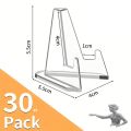 30er Pack Münzenaufsteller / Acryl - Kartenständer