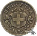 10 Rappen 1873 B