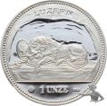 1988 Luzern Löwendenkmal - 1 Unze Feinsilber 999