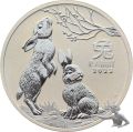 Australien 1 Dollar 2023 - Year of the Rabbit - 1 Unze Feinsilber 999